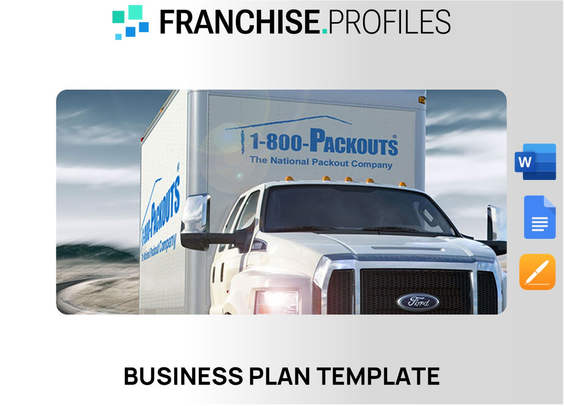 1-800-Packouts Franchise Business Plan Template