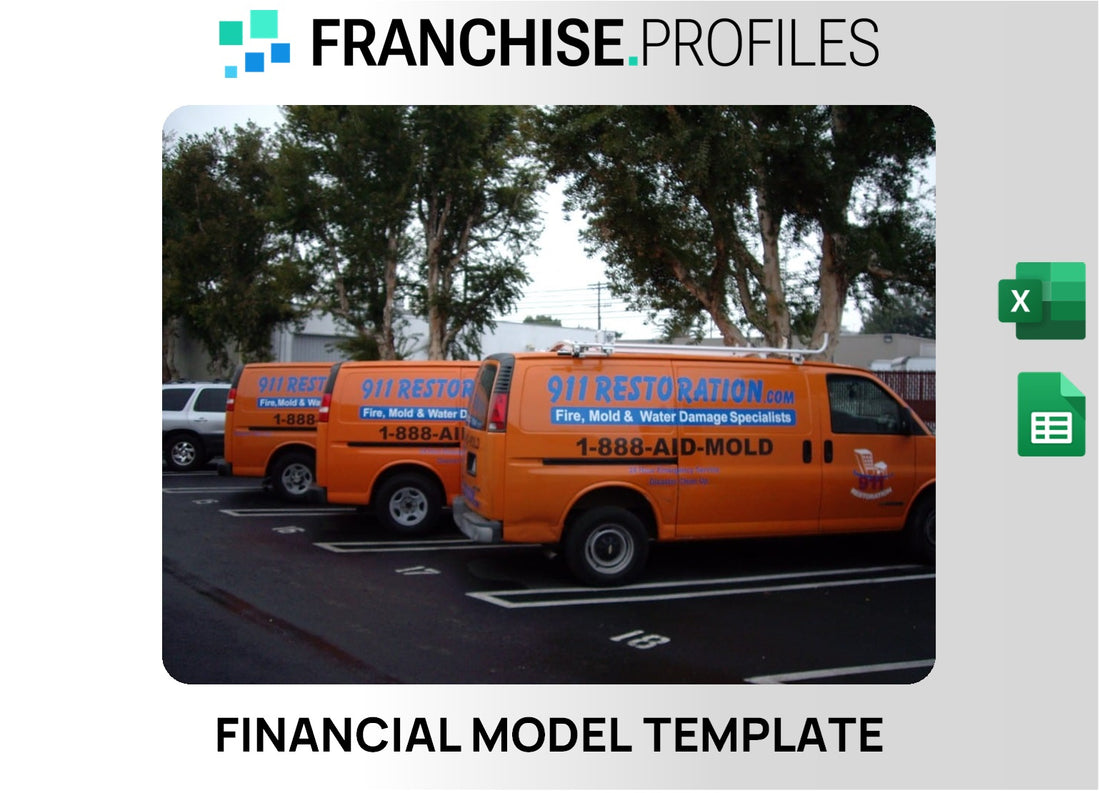 911 Restoration Franchise Financial Model Template