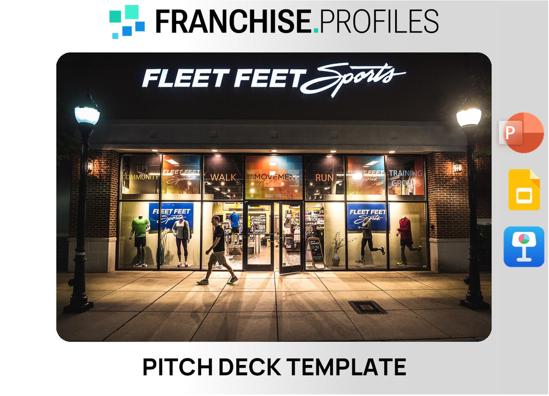 Fleet Feet Triathlete Franchise Pitch Deck Template