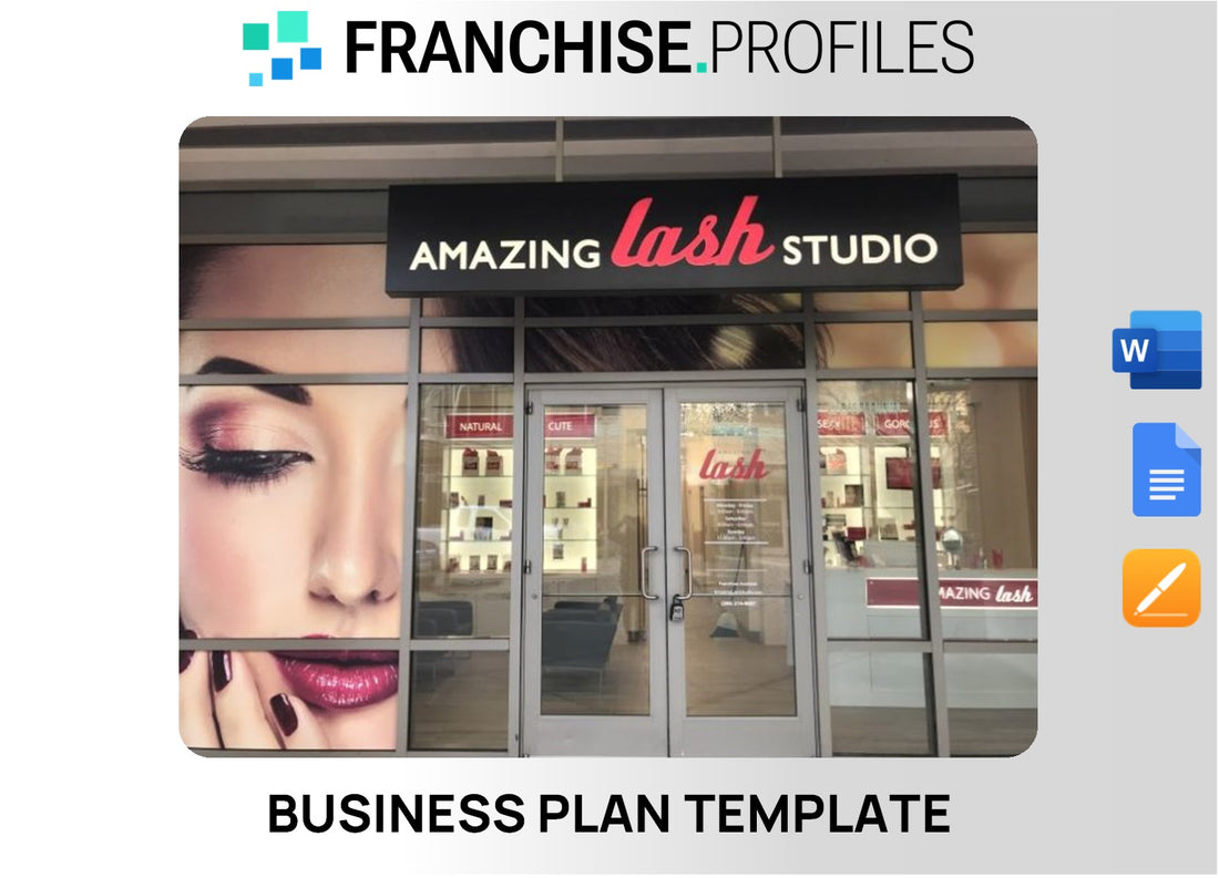 Amazing Lash Studio Franchise Business Plan Template