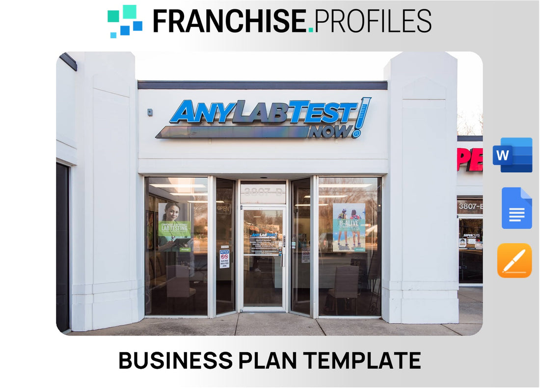 Any Lab Test Now Franchise Business Plan Template