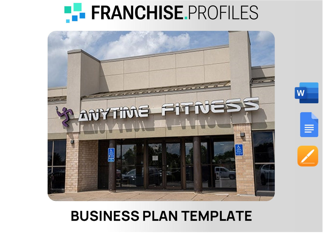 Anytime Fitness Franchise Business Plan Template
