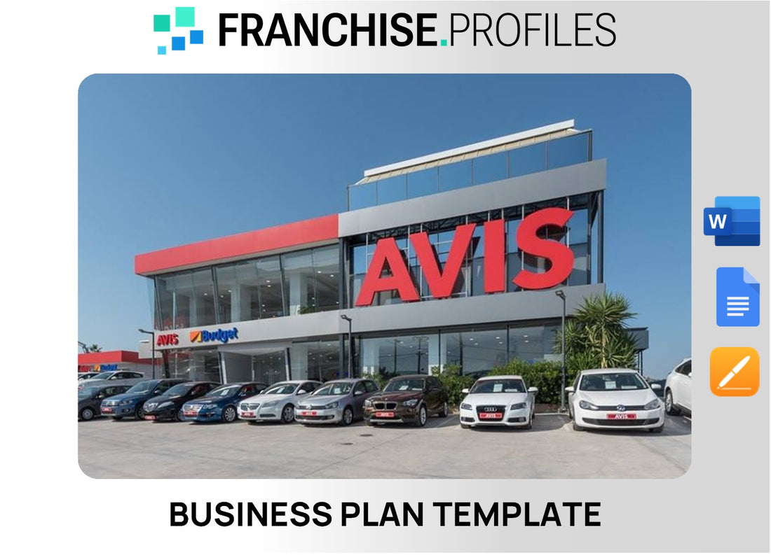 Avis Franchise Business Plan Template