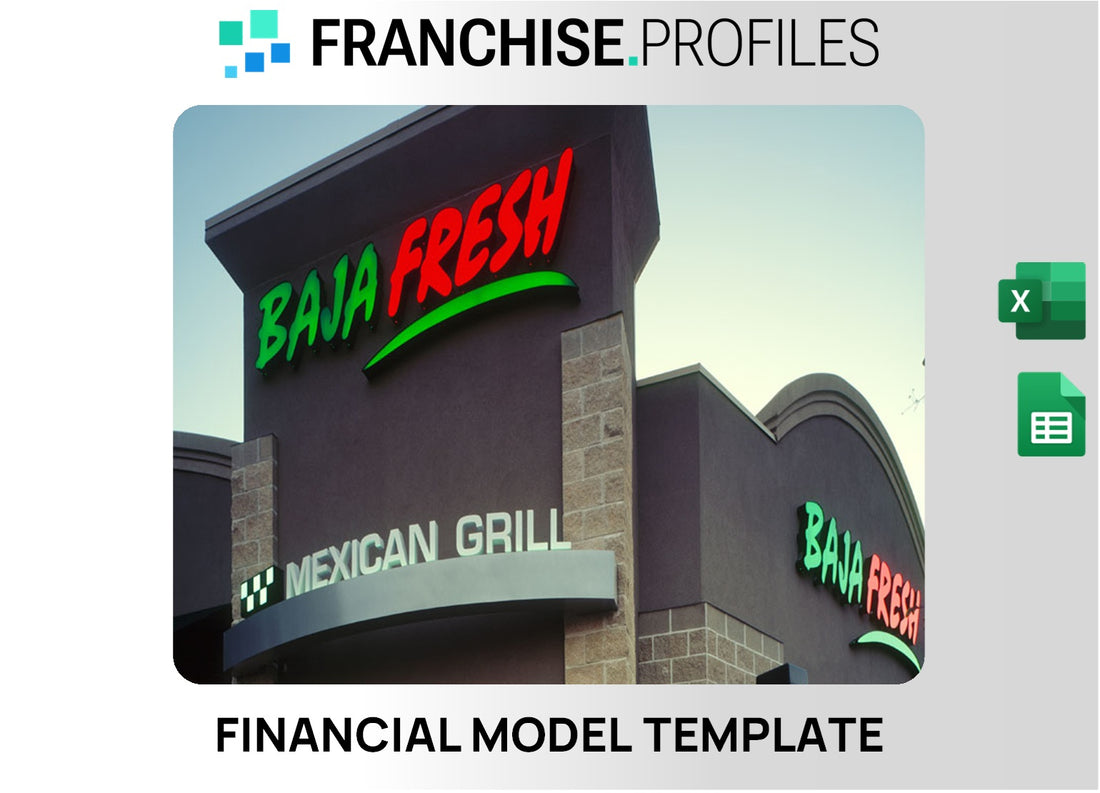 Baja Fresh Franchise Financial Model Template