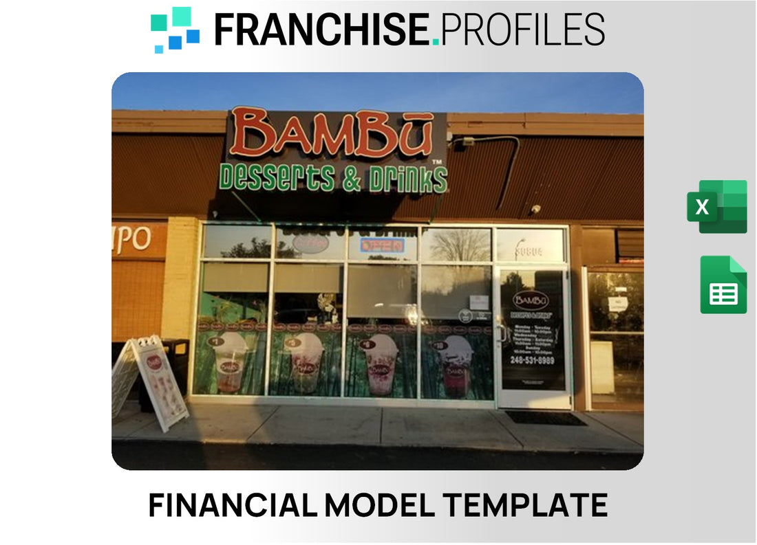 Bambu Franchise Financial Model Template