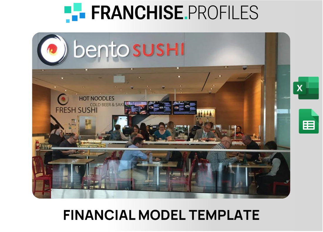 Bento Sushi Franchise Financial Model Template