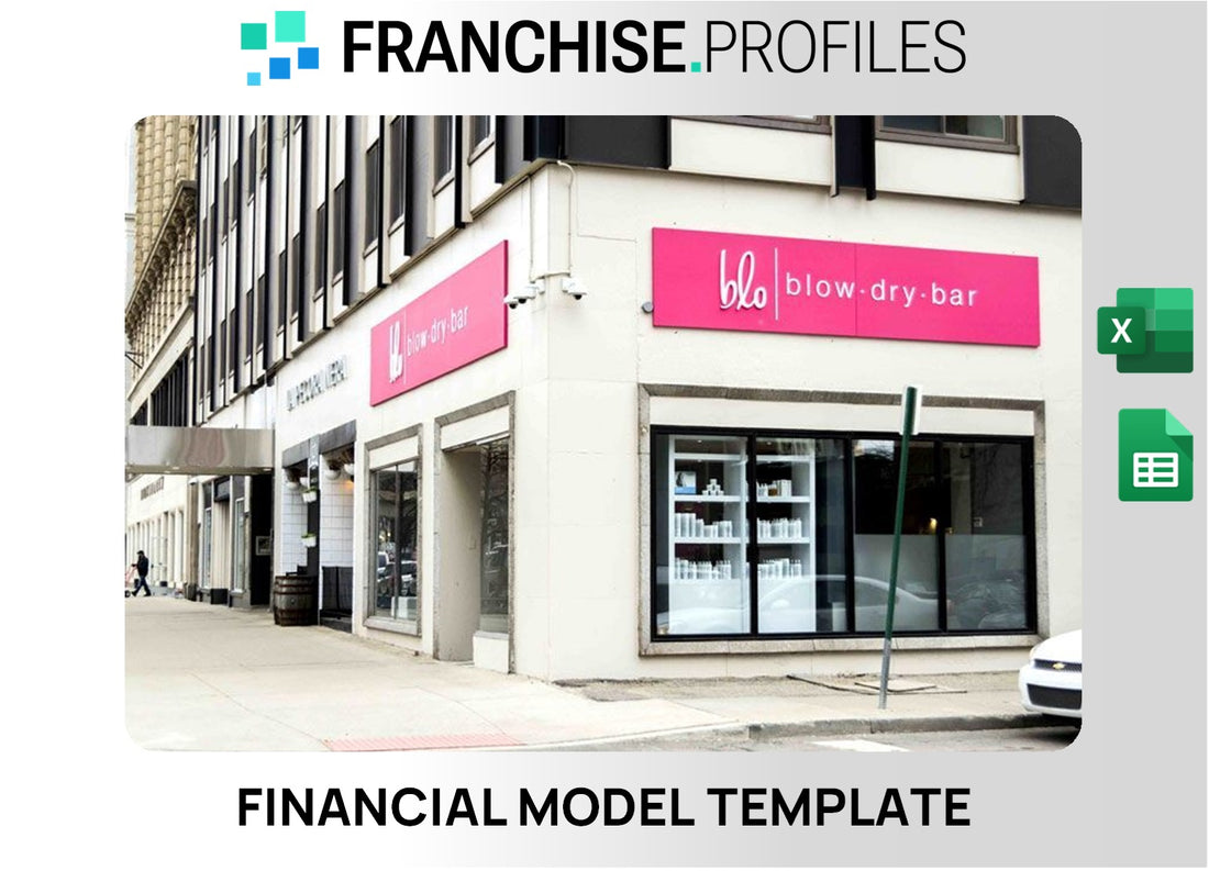 Blo Blow Dry Bar Franchise Financial Model Template