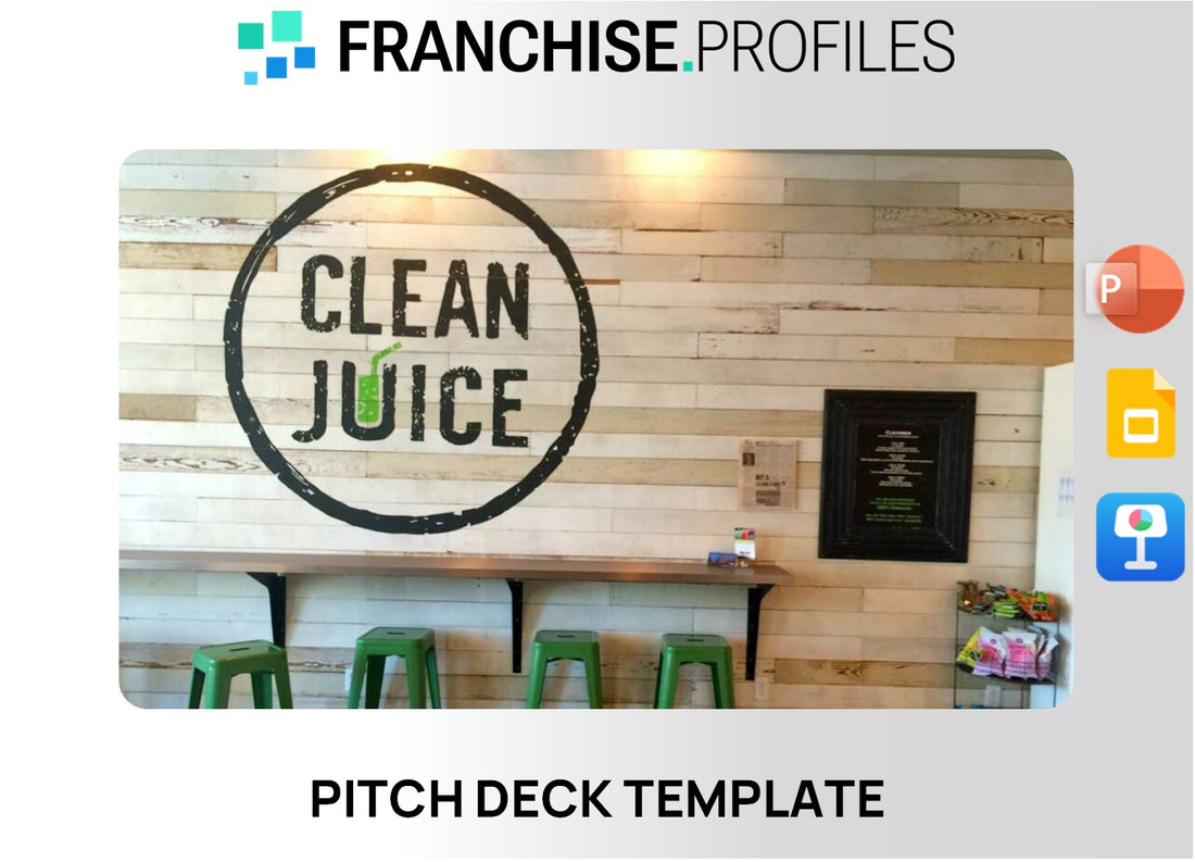 Clean Juice Franchise Pitch Deck Template