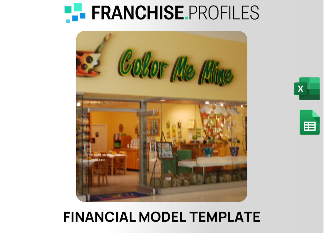 Color Me Mine Franchise Financial Model Template