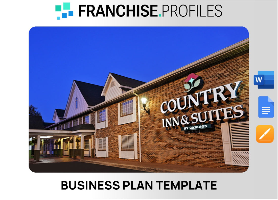 Country Inn & Suites Franchise Business Plan Template