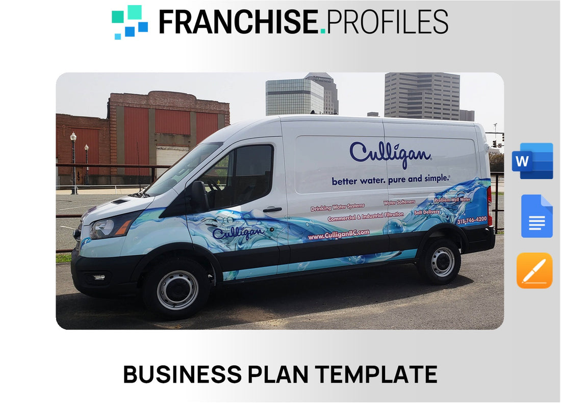 Culligan Franchise Business Plan Template