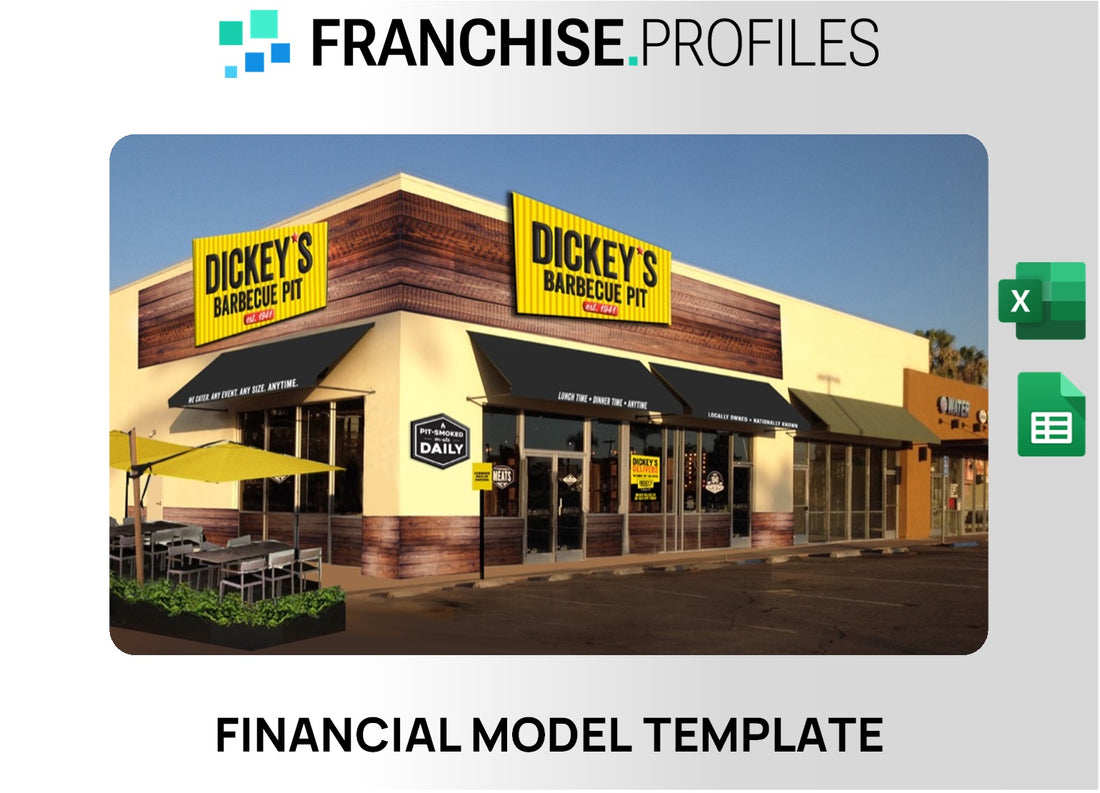 Dickey's Barbecue Pit Franchise Financial Model Template