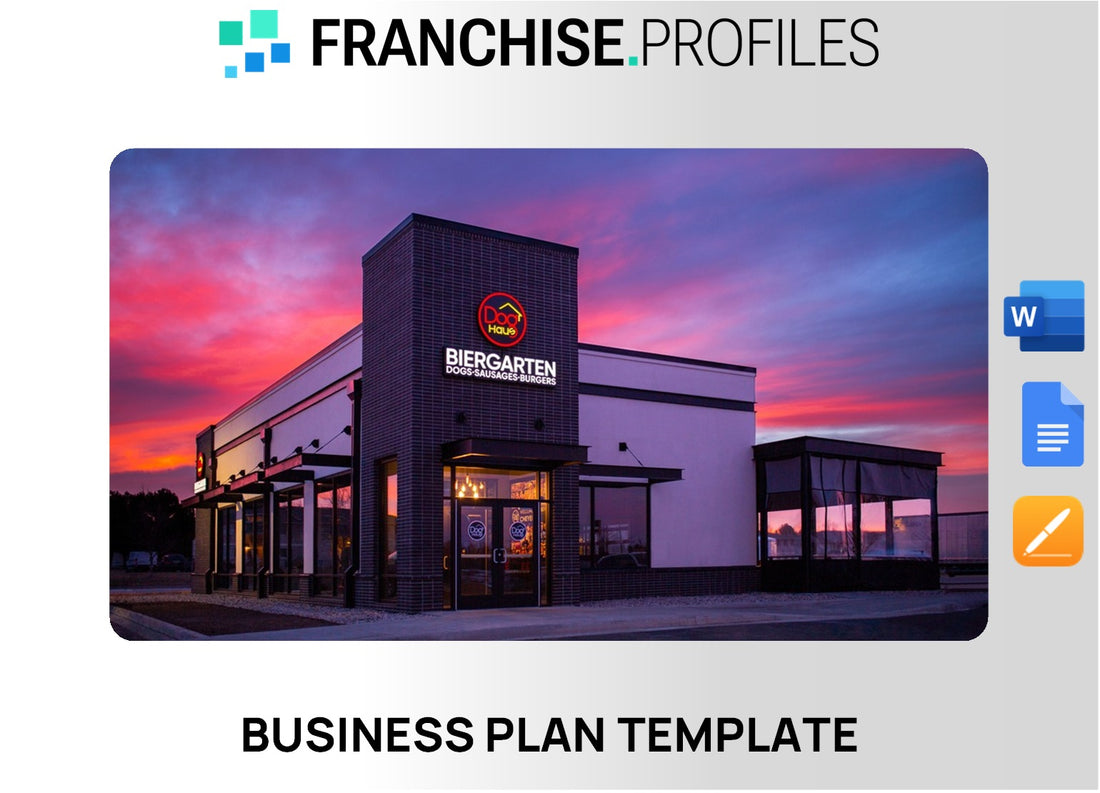 Dog Haus Franchise Business Plan Template