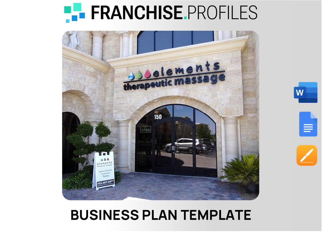 Elements Massage Franchise Business Plan Template