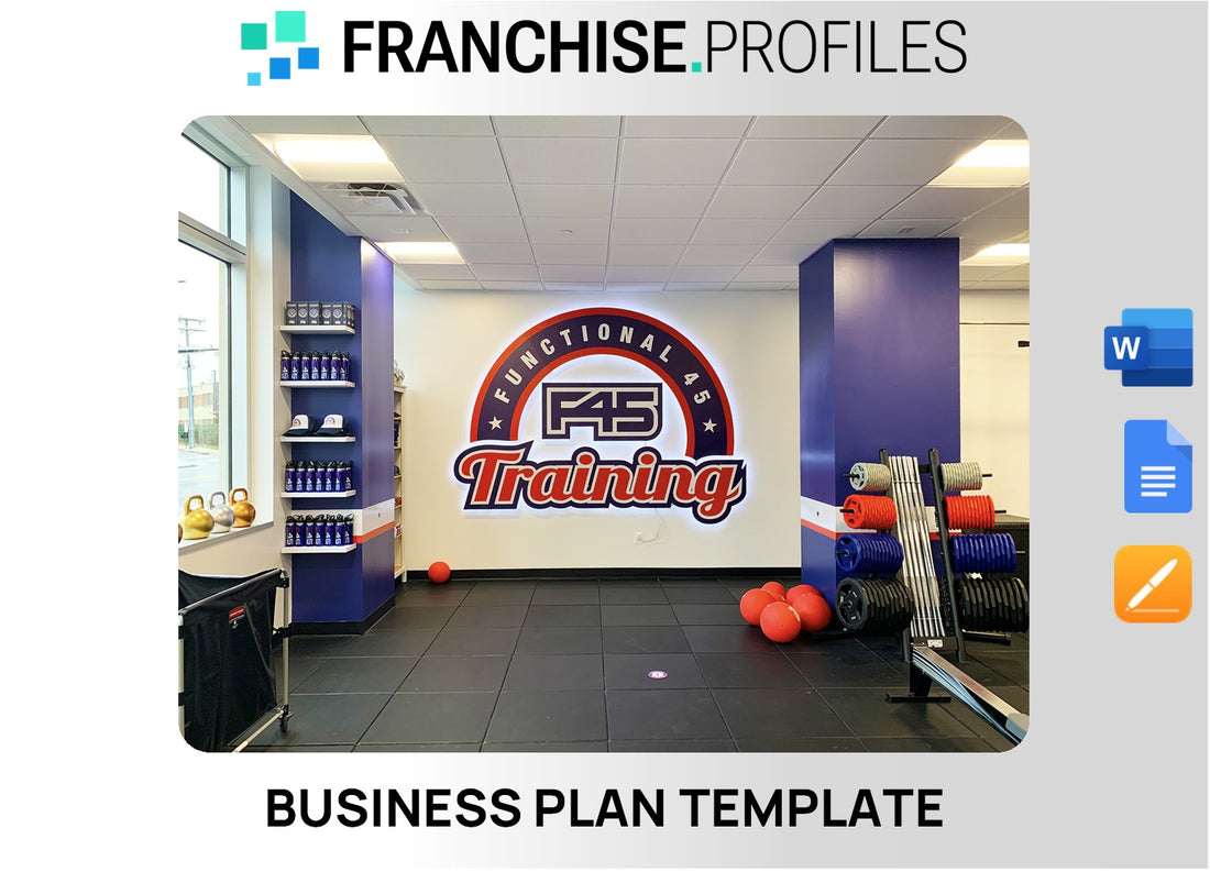 F45 Training Franchise Business Plan Template