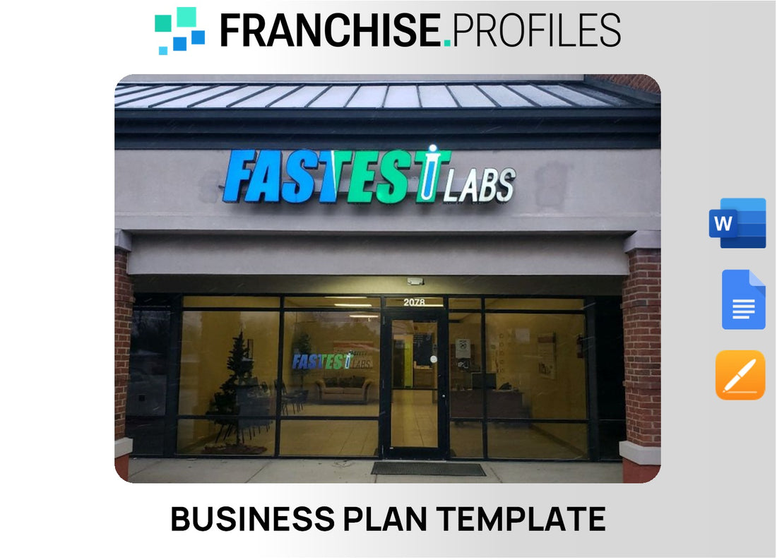 Fastest Labs Franchise Business Plan Template