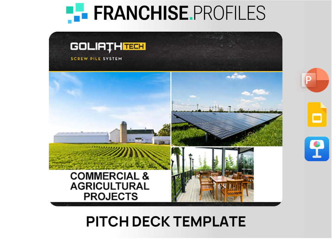 GoliathTech Franchise Pitch Deck Template