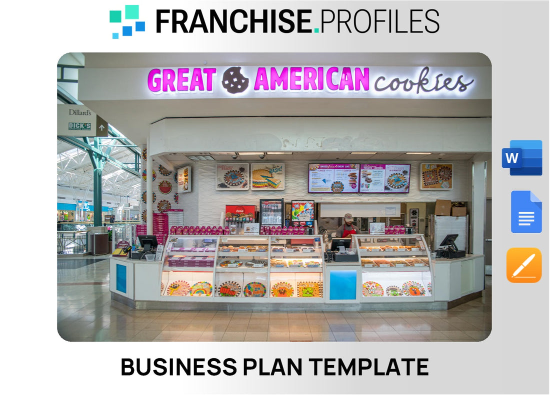 Great American Cookies Franchise Business Plan Template