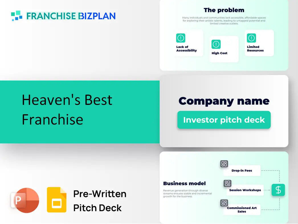Heaven'S Best Franchise Business Plan Template for 2026-2030 ...
