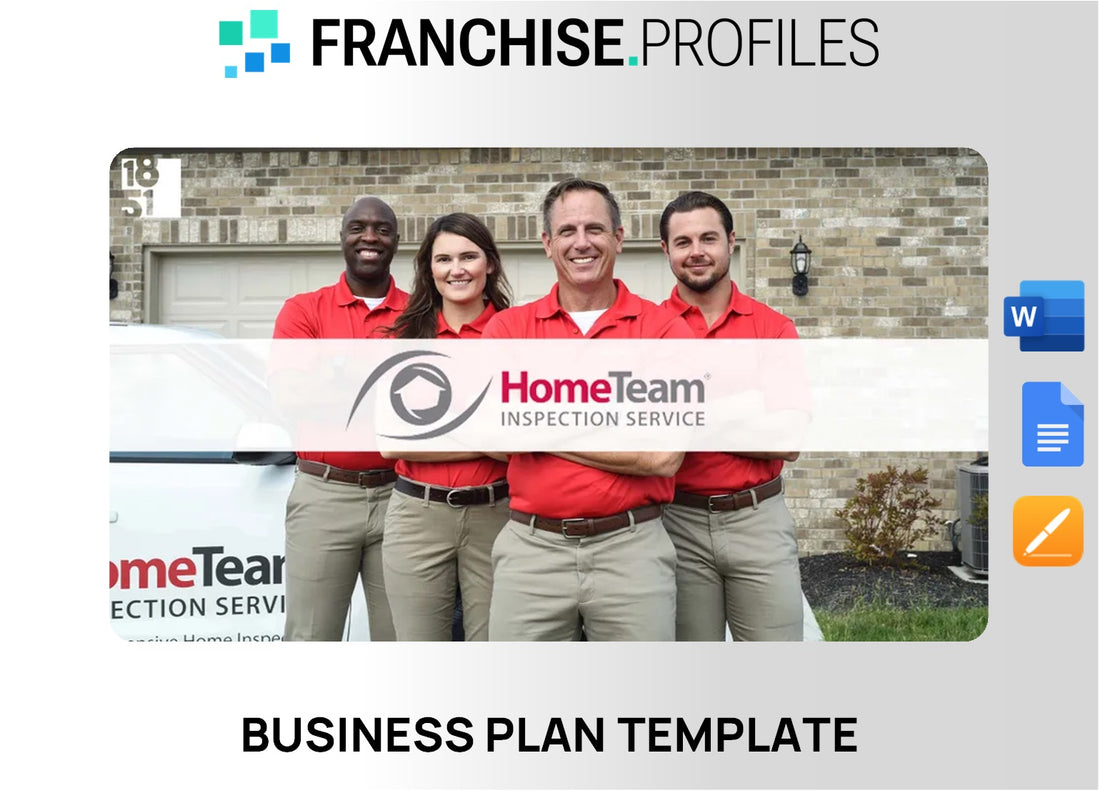 HomeTeam Inspection Service Franchise Business Plan Template