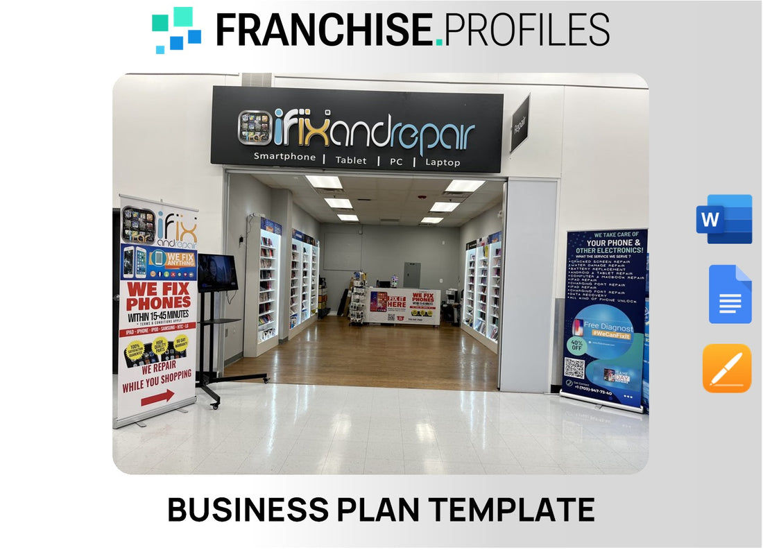 iFixandRepair Franchise Business Plan Template
