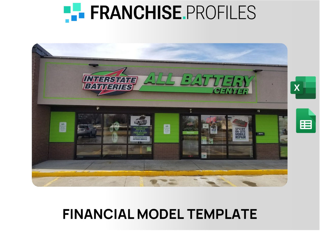 Interstate All Battery Center Franchise Financial Model Template