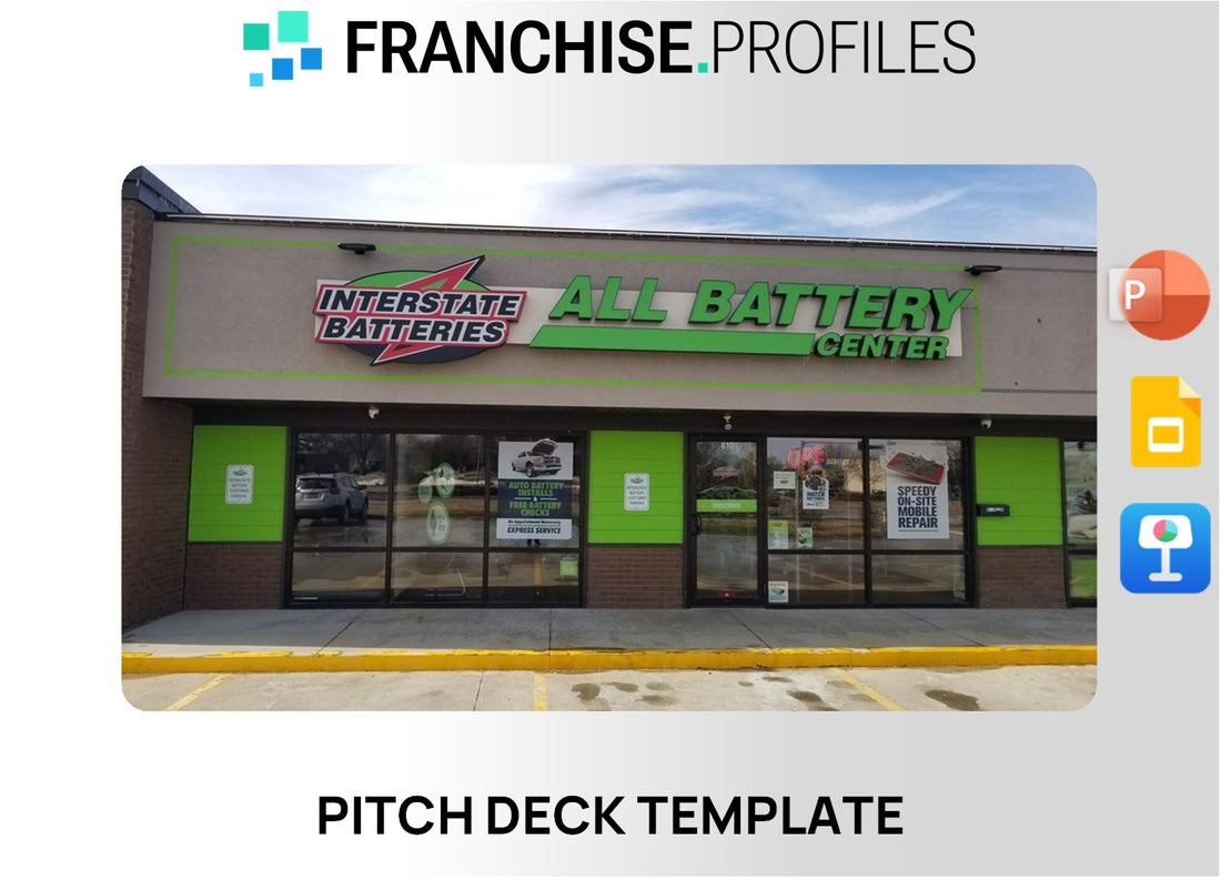 Interstate All Battery Center Franchise Pitch Deck Template