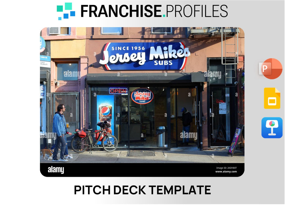 Jersey Mike's Franchise Pitch Deck Template