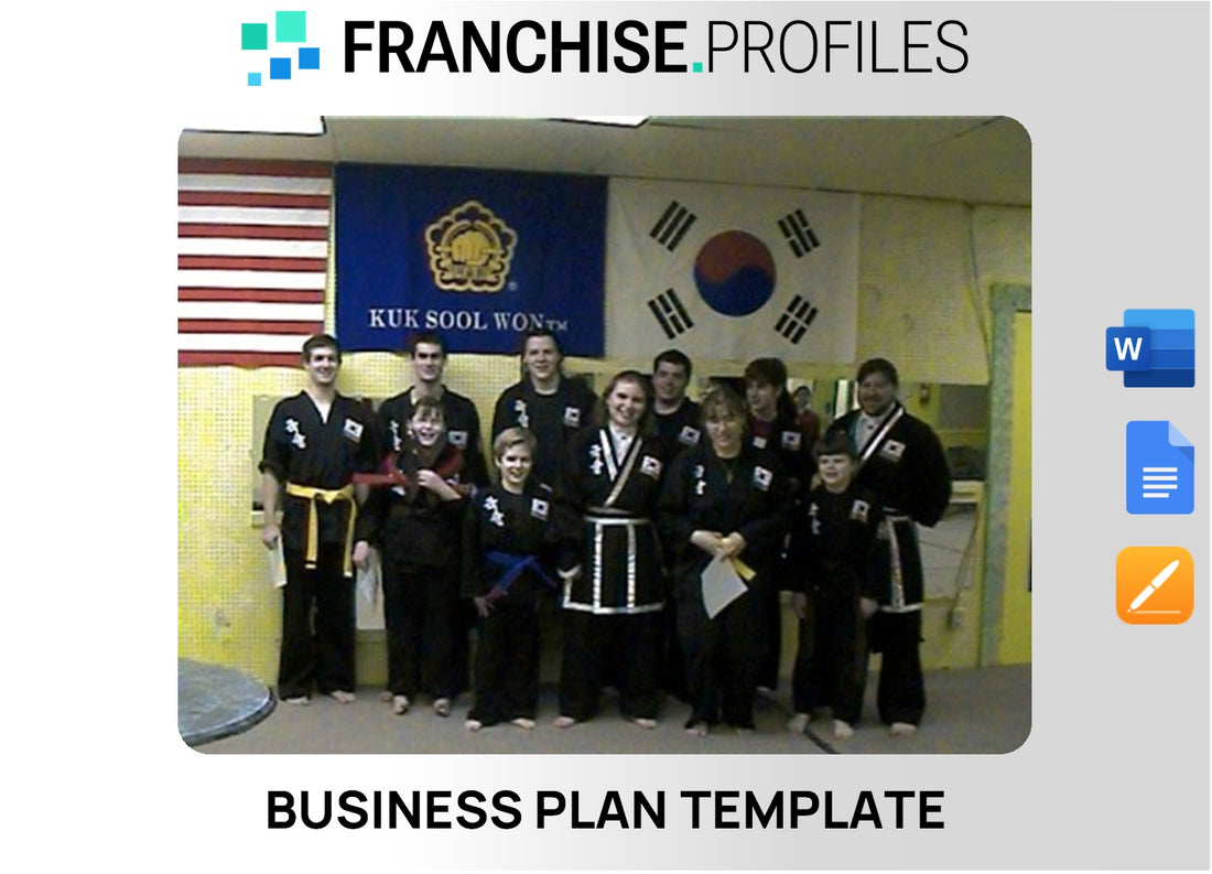Kuk Sool Won Franchise Business Plan Template