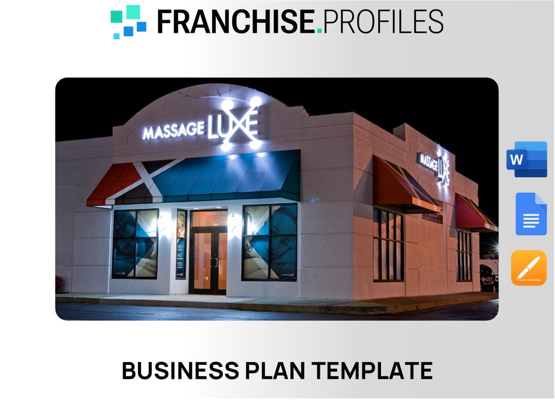 MassageLuXe Franchise Business Plan Template