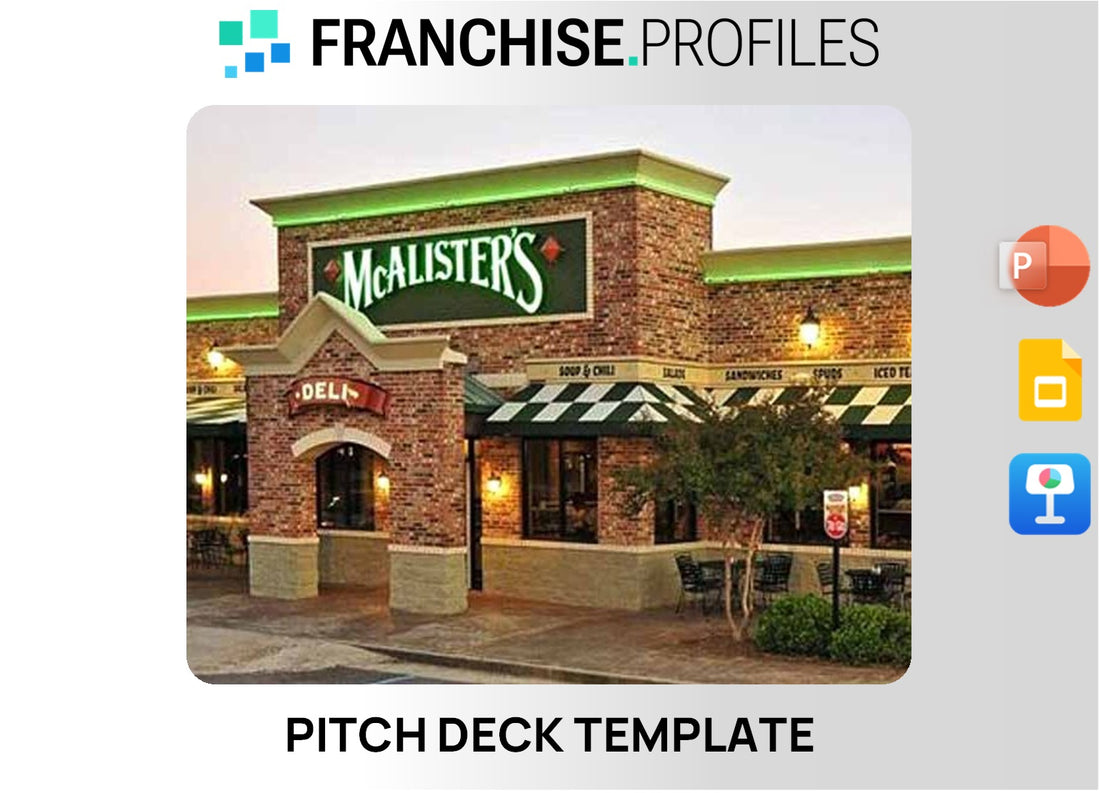 McAlister's Deli Franchise Pitch Deck Template