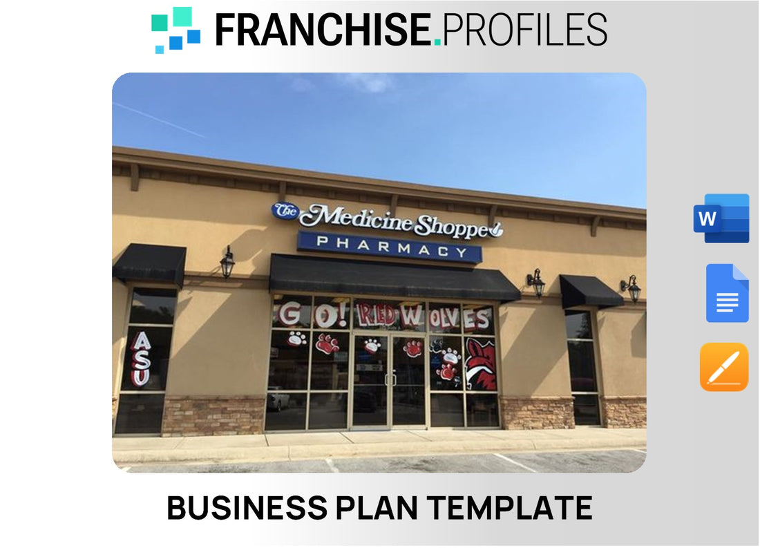 The Medicine Shoppe Franchise Business Plan Template