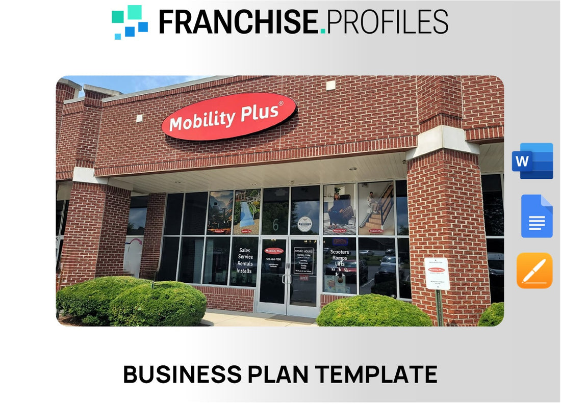Mobility Plus Showroom & Mobile Franchise Business Plan Template