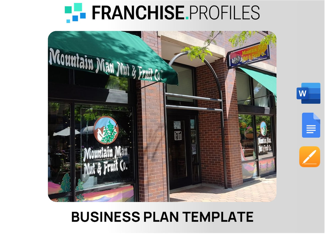Mountain Man Nut & Fruit Co. Franchise Business Plan Template
