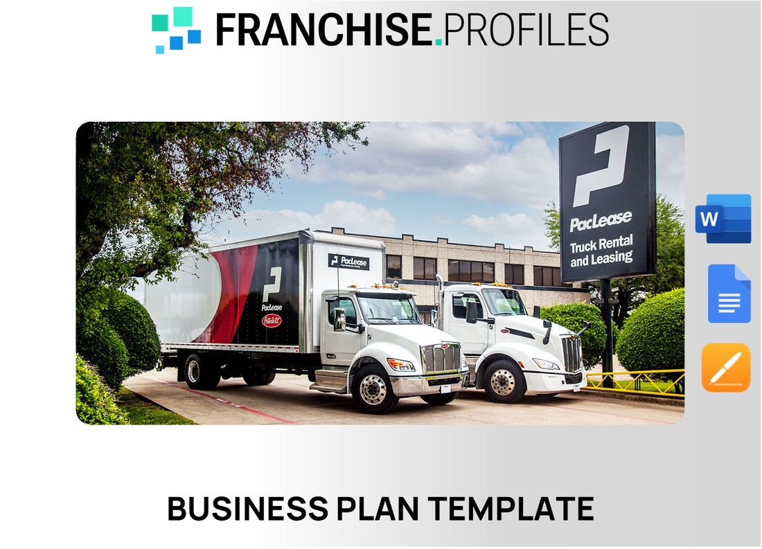 PACCAR Leasing Franchise Business Plan Template
