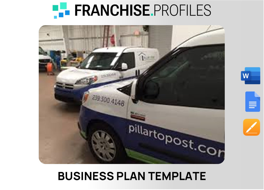 Pillar To Post Franchise Business Plan Template