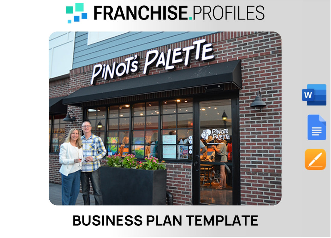Pinot's Palette Franchise Business Plan Template
