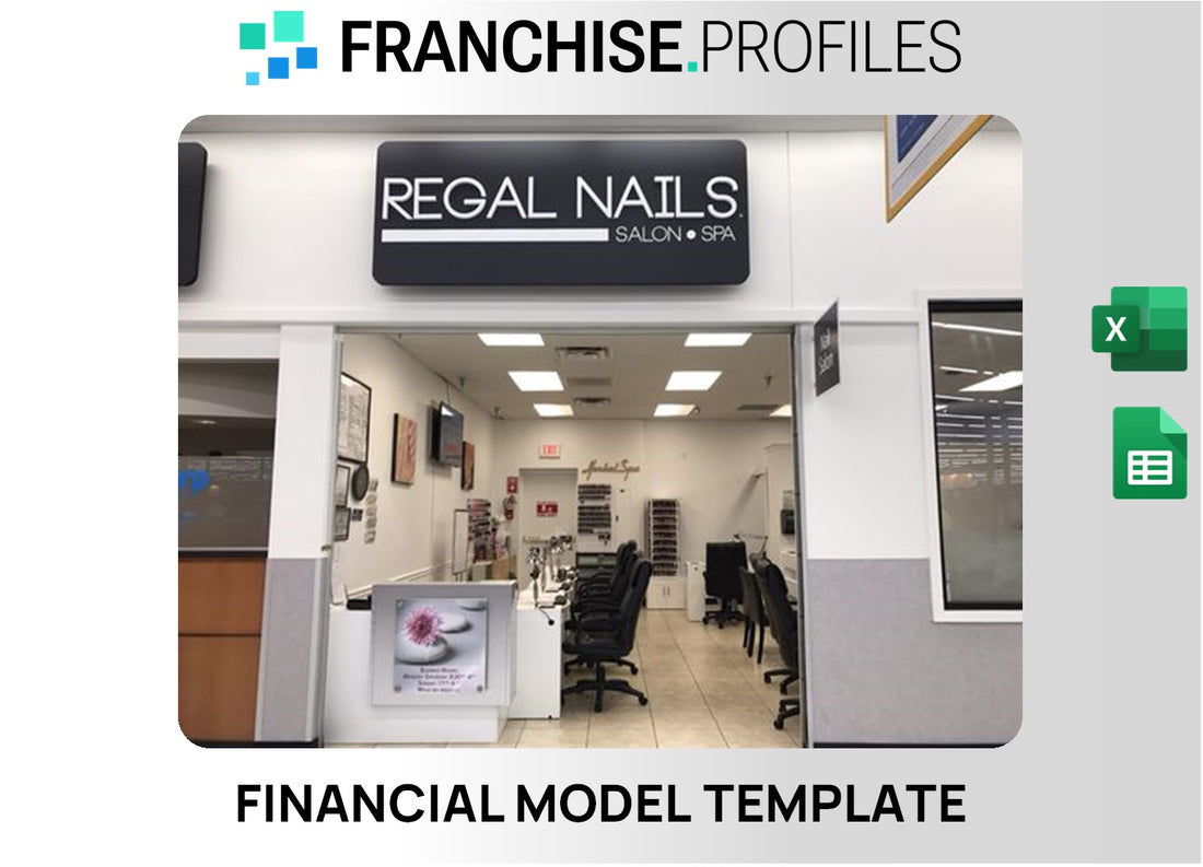 Regal Nails Salon & Spa Franchise Financial Model Template