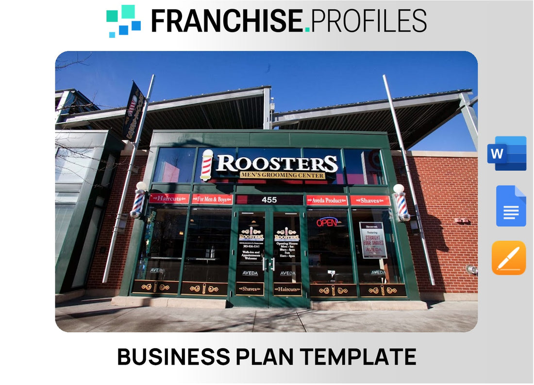 Roosters Men's Grooming Center Franchise Business Plan Template