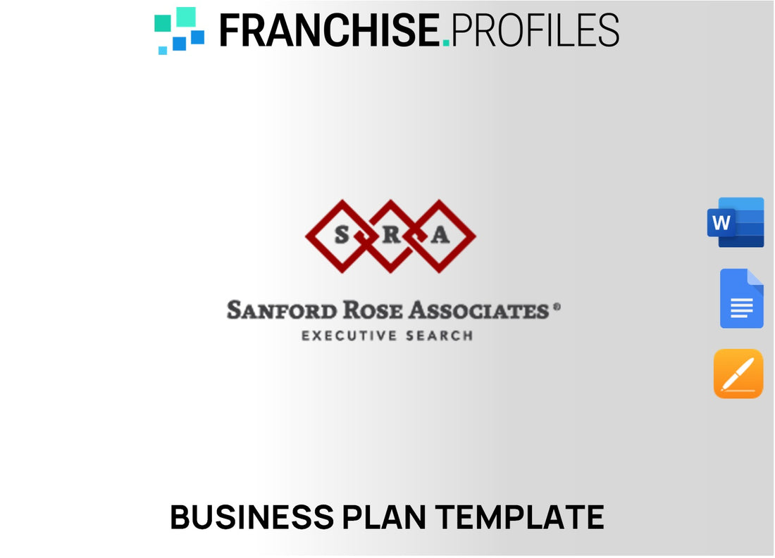 Sanford Rose Associates Franchise Business Plan Template