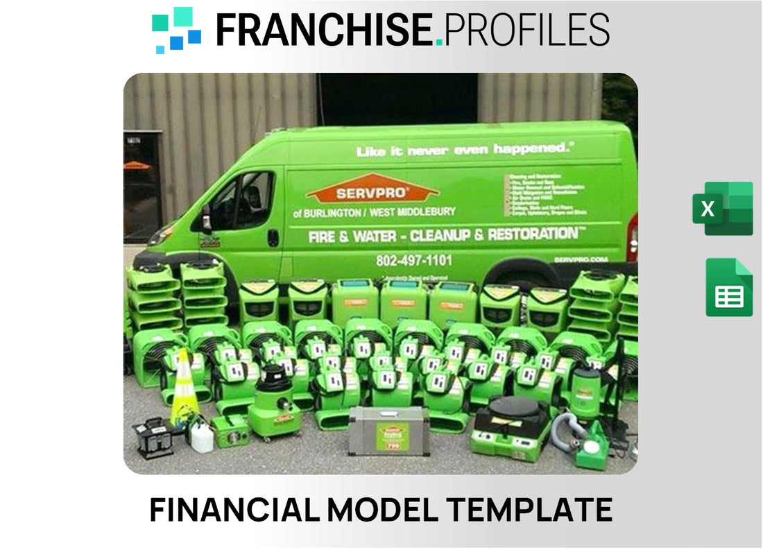 Servpro Franchise Financial Model Template