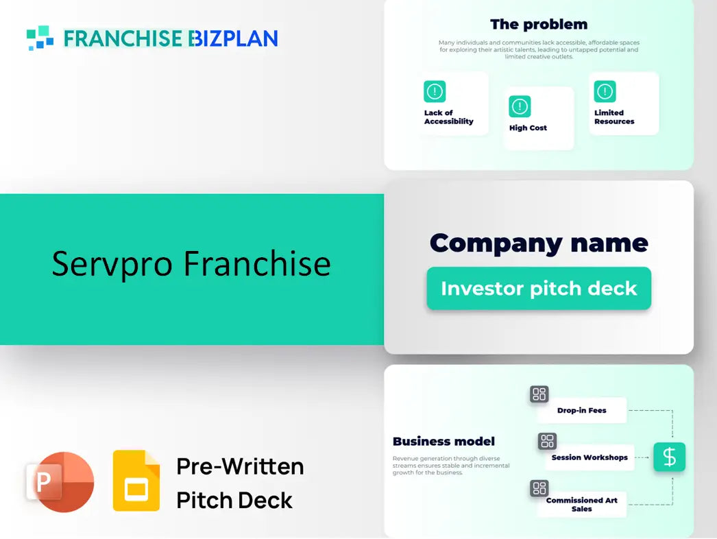 Servpro Franchise Business Plan Template for 2026 to 2030 ...