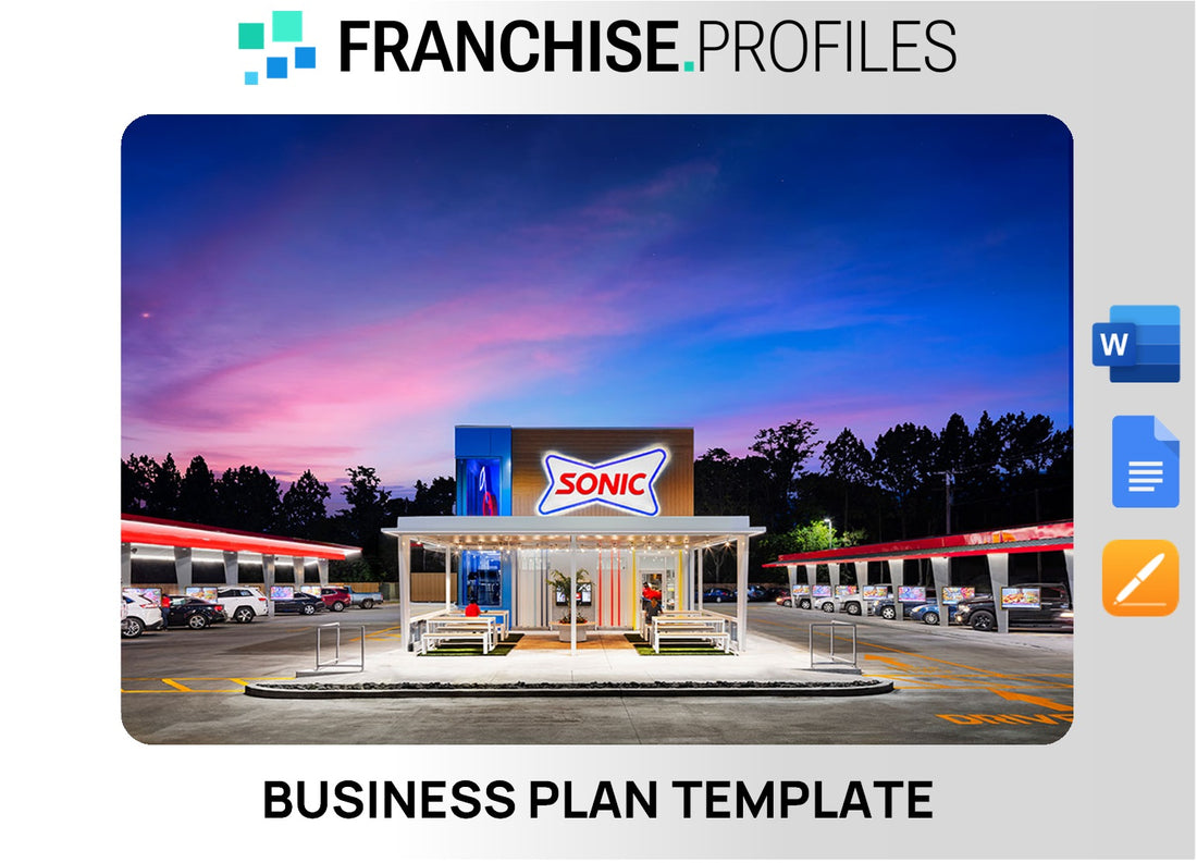 Sonic Drive-In Franchise Business Plan Template