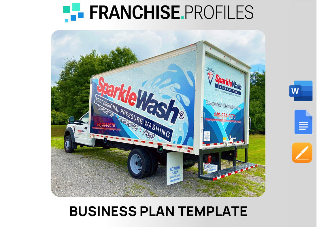 Sparkle Wash International Franchise Business Plan Template