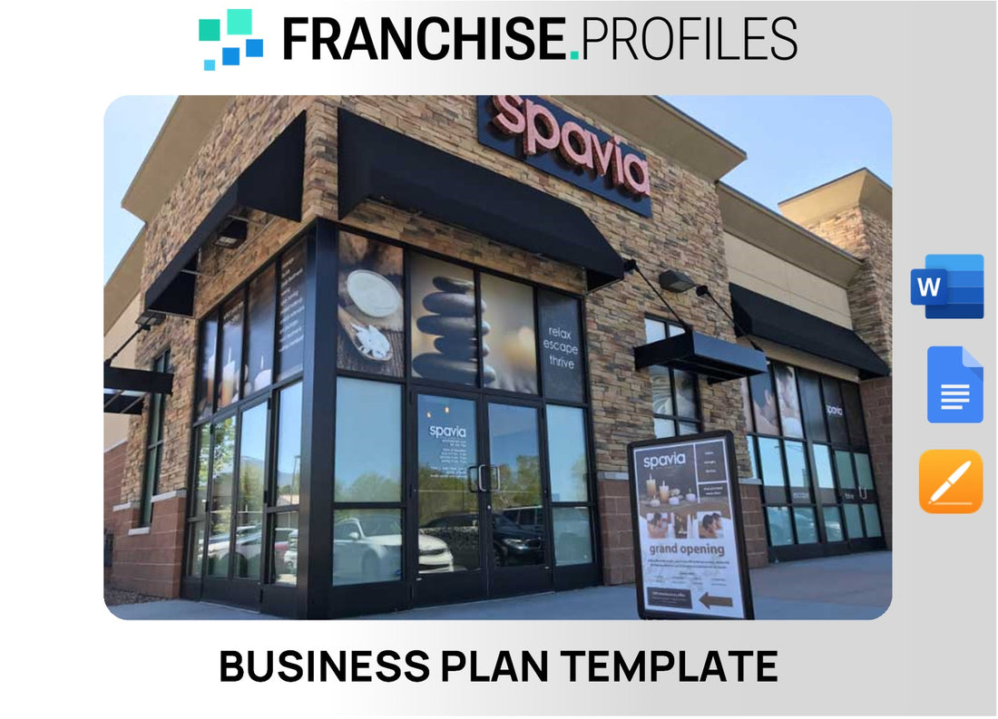 Spavia Franchise Business Plan Template