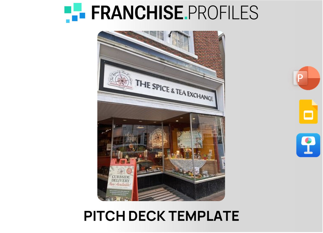 The Spice & Tea Exchange Franchise Pitch Deck Template