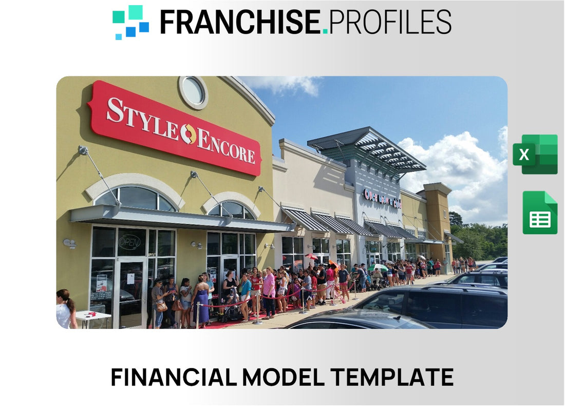 Style Encore Franchise Financial Model Template