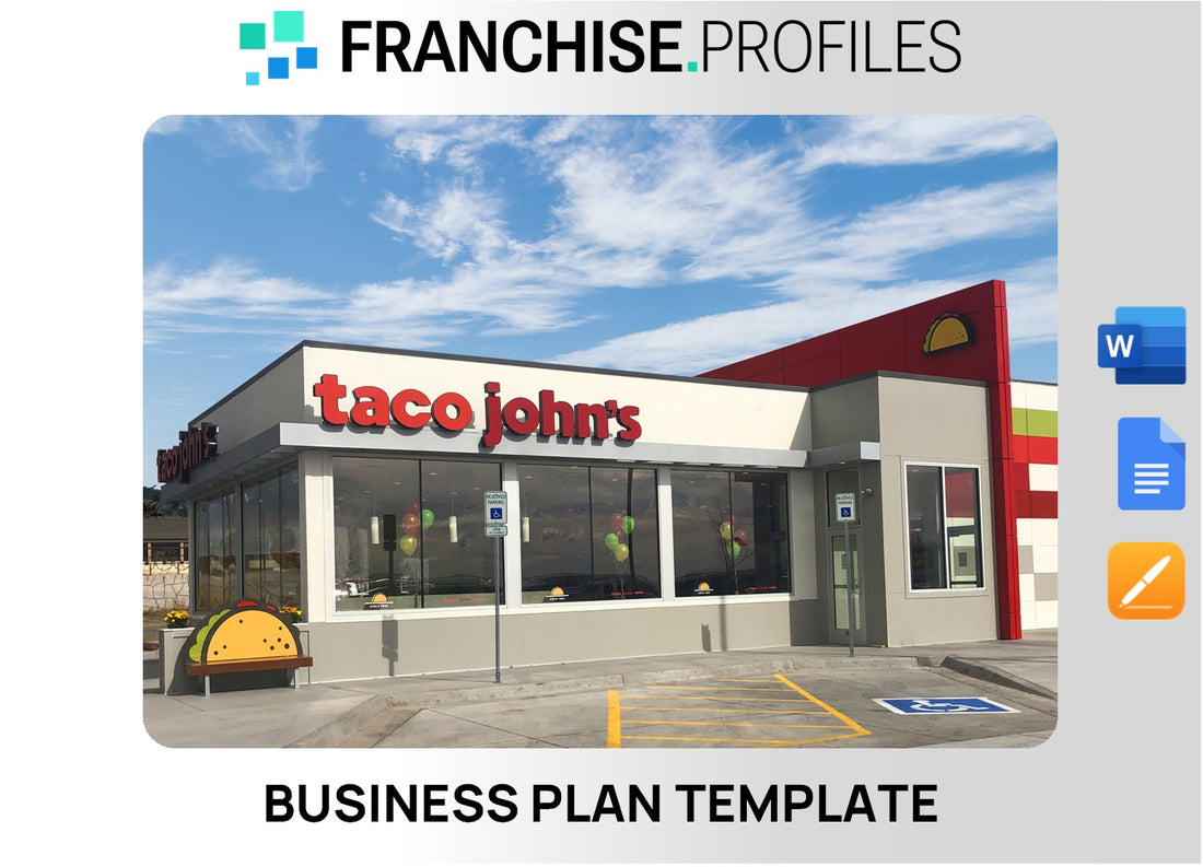 Taco John's Franchise Business Plan Template