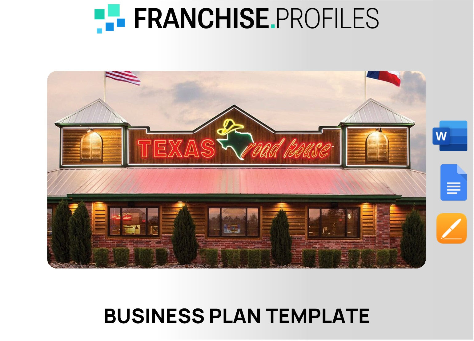 Texas Roadhouse Franchise Business Plan Template Franchisesbiz com
