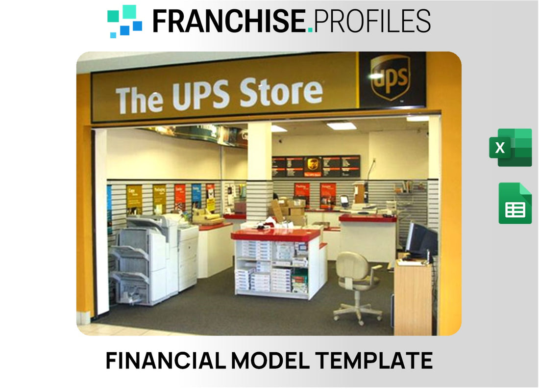 The UPS Store Franchise Financial Model Template